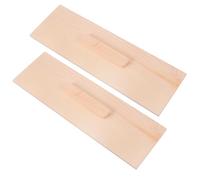 VINTORKY 2 Tapas de Molde para Jabón y Tostadas en Madera de Pino Natural, Cubiertas Compactas para Moldes DIY, Accesorio Práctico para Elaboración Artesanal y Manualidades