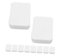 VINTORKY 20 Piezas algodón limpiador almohadillas de algodón reutilizables almohadillas desmaquillantes de labios de limpieza tela no tejida blanco