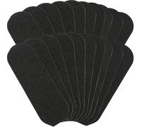 VINTORKY 20 Piezas de Papel de Lija Negro para Eliminar Células Muertas los Pies, Especialmente Diseñado para Pedicura, Resistente y No se Deforma