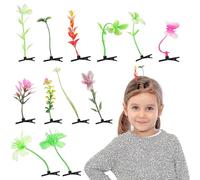 VINTORKY 20 Pinzas Pelo Brotes de Soja Varios estilos Multi-funcionales y Resistentes de Plástico Accesorios para Festivales Ideales para Carnavales y Sesiones de Fotos Varios estilos