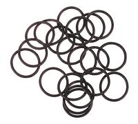 VINTORKY 20piezas Anillos De Goma Para Trompeta y Corneta Accesorios De Instrumento Resistentes y Antiruido Aros Flexibles De Recambio Para Deslizadores De Trompeta Accesorios Para Músicos