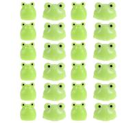VINTORKY 24 Figuras de Mini Ranas Kawaii - Pequeñas figuritas de Animales, Adornos de Resina en Miniatura para Escritorio - Accesorios Decorativos de Resina para el hogar y la decoración de Fiestas