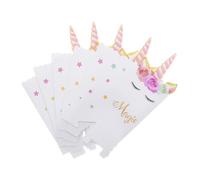VINTORKY 24piezas Cajas Papel Palomitas Diseño Arcoíris Unicornio para Fiesta Cumpleaños Merienda Dulces Niña