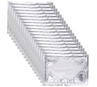 VINTORKY 25 Uds Máscara Gel Con Película Ojos Dorada Máscara Antisecado Almohadilla Con Esencia Humedad Herramienta Para El Cuidado Los