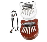 VINTORKY 2piezas Mini Piano De Pulgar Portátil Kalimba De Notas Compactos De Dibujos Animados Instrumentos Musicales Para Principiantes