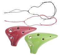 VINTORKY 2piezas Ocarina Mini De Huecos Instrumento Musical Portable Para Ocarina Clásica y Resonante
