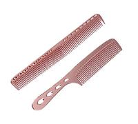 VINTORKY 2piezas Peines De Acero Inoxidable Para Peinados Profesionales Color Rosa Organizador De Spray Para Hogar y Peluquería Rosa Grande