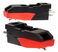 VINTORKY 2piezas Stylus para Tocadiscos Accesorio de Repuesto para Fonógrafo Aguja de Repuesto para Giradiscos Vinilo Compatible Mayoría de Tocadiscos Fácil Instalación y Duradera