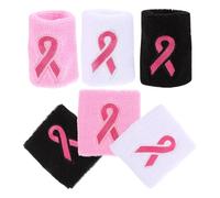 VINTORKY 3 Pares de Muñequeras Diseño Transpirable Deportivas de Poliéster Lavables y Fáciles de Quitar, Pulseras para Jugar al Fútbol y Baloncesto