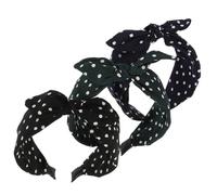 VINTORKY 3 Piezas Diademas Anchas con Lazo para Mujer y Niña Diseño de Negras Marino Accesorios de Pelo Decorativos para Fiestas y Celebraciones
