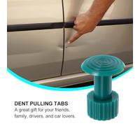 VINTORKY 30 Piezas Pestañas para Quitar Abolladuras de Nylon para Reparación de Carrocería sin Pintura, Kit de Lengüetas para Sacar Abolladuras de Automóviles, Uso Profesional en Taller