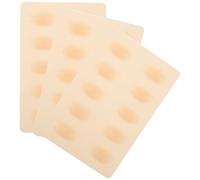 VINTORKY 3hojas Silicona Práctica De De Labios Falsos Piel Artificial Para Artistas Principiantes y Experimentados Textura Realista
