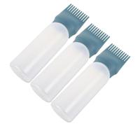 VINTORKY 3piezas Botella Aplicadora De Tinte Para Cabello y Aceite De Peine De Raíz Para Tratamientos Casa y Coloración Sin Desorden
