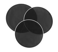 VINTORKY 3piezas Cabezas De Tambor De Doble Capa Pieles De Tambor Silenciosas De Repuesto Accesorios Para Reducción De Ruido