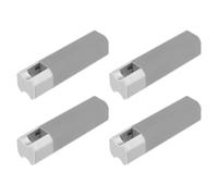 VINTORKY 4 Pesas para Cordones de Persianas Verticales Manija Cuadrada de Plástico y Hierro, Acabado Mate, Accesorio Funcional para Cortinas en Estilos de Ventana