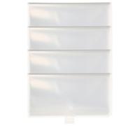 VINTORKY 4 Piezas Álbum Transparente para Tarjetas y Entradas con Cierre de Presión, Material Pp de Alta Transparencia, 40 Bolsillos Insertables, Adecuado para Coleccionistas y Conciertos