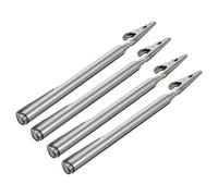 VINTORKY 4 Pinzas de Cocodrilo Telescópicas Ajustables Pack de 4 Unidades de Acero Inoxidable Prácticas y Duraderas para Reparación en Casa y Aire Acondicionado