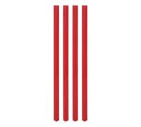 VINTORKY 4 varillas de corte para guillotina de papel, almohadilla de repuesto de cuchilla de plástico, tira base de 45 cm/17,7 pulgadas para máquina de corte de papel para suministros de oficina en