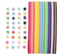 VINTORKY 4050 Piezas de Papel Plegado en Forma de Estrella para Origami Tiras de Papel para Hacer Estrellas Fácil de Doblar para Manualidades DIY y Festivales