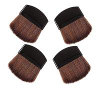 VINTORKY 4piezas Brochas De Maquillaje Para y Iluminadores De Pinceles Para Maquillaje Facial Para Aplicar Blush y Alta Definición Portátil y Para Mujeres y