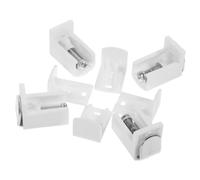 VINTORKY 4piezas Soporte De Montaje para Cortinas y Persianas Ajustable De Fácil Instalación para Ventanas Interiores y Exteriores