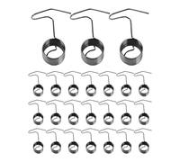 VINTORKY 50 resortes de tensión para máquinas de coser - Resortes de revisión para reparación - Repuestos para reguladores de hilo industriales para modelos mecánicos antiguos (negro)