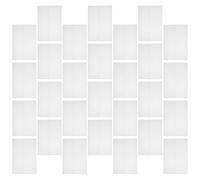 VINTORKY 50 Sobres Translúcidos de Papel Vegetal Blanco para Tarjetas de Invitación de Boda, Uso Duradero y Expresión de Emociones, Paquete de 50 Unidades para Cumpleaños y Anuncios