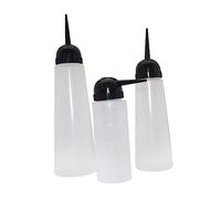 VINTORKY 5piezas Bote de Champú para Tinte de Cabello Botellas de Recargables Boquilla Oblicua para Uso Salón Contenedor de Tinte para Hombre