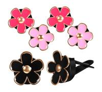 VINTORKY 6 Pcs Clip de Ventilación Forma de Flor para Coche Ambientadores para Coche Clips de Ventilación para Decoración para Interior de Función de Difusión de Aroma