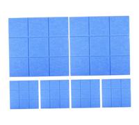 VINTORKY 6 Piezas Fieltro Pegatinas De Pared Sonido Muro Insonorización Paredes Pared Acustica Panel Insonorizar Oficina Viviendo Poliéster Sky-blue