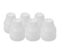 VINTORKY 6 Piezas Tirador de Cordón para Persianas de Plástico Blanco, Diseño Cilíndrico Moderno y Minimalista con Agarre Cómodo, Repuesto Adecuado para Estores y Cortinas