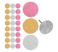 VINTORKY 60piezas Discos De Lijado Para Perforadora De Uñas Con Punta De Metal Recambio De Papel De Lijar Para Limado De Pies y Uñas Variedad De Granos