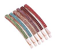 VINTORKY 6piezas Horquillas De Gemas De Imitación Pasadores Pelo Flequillo Pinzas Laterales Cabello Accesorios De Pelo Para Fiestas y Eventos