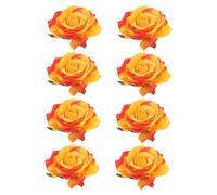 VINTORKY 8 Piezas Broches Rosa para Novias Alfileres Decorativos de Flor Falsa Accesorios para Bodas y Fiestas Adornos para Mujeres para Vestidos y Ceremonias
