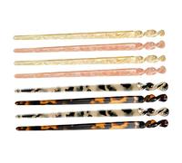 VINTORKY 8 Piezas Horquillas Vintage de Acetato para Cabello de Beige y Rosa Accesorios Retro para Peinados Elegantes y