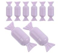 VINTORKY 8 pinceles aplicadores de labios de silicona - Pincel reutilizable de cabeza redonda con tapa para lápiz labial, bálsamo labial, mascarilla, difuminado de corrector, exfoliación y