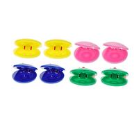 VINTORKY 8piezas Juguete De Para Instrumento De Percusión Para Educación Musical y Desarrollo Del Ritmo Rosa Azul y Verde