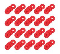 VINTORKY 90 Piezas de Arandelas Circulares de Lana Roja para Reparación y Ajuste de Piano, Accesorio Práctico que Protege y Mejora el Sonido del Teclado