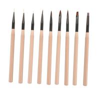 VINTORKY 9piezas Pinceles Para Manicura y Decoración De Uñas Herramientas De Arte Para Mujeres Para Pintura De Gel Diseño De Flores y Detalles