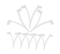 VINTORKY Accesorios de Clip V para Limpieza de Piscinas, Paquete de 8 Piezas, Clips Plásticos Resistentes para Redes de Skimmer y Mangos de Raspadores, Ideales para Mantenimiento