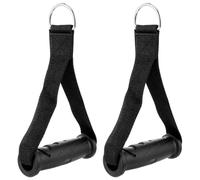 VINTORKY Accesorios de Tracción Cuerda para Máquinas de Cable y Bandas Elásticas, 2 Piezas, Mango para Entrenamiento en Gimnasio y Ejercicios en Casa