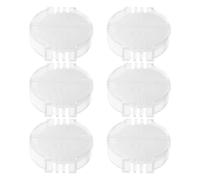 VINTORKY Acondicionador de hilo de cera de abeja de 6 piezas - Cera para hilo con caja de plástico - de abeja para reforzar acolchados, bordados, costura y punto de cruz (Blanco)