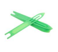 VINTORKY Aguja para remendar Redes, lanzadera de plástico, 6 Piezas, Verde Claro, 26,5 x 3,5 x 0,52 cm, Herramienta de Tejido para Redes de Pesca y trampas para cangrejos, reparación