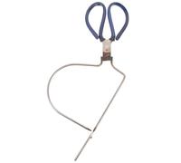 VINTORKY Alicates de Acero Inoxidable para Esmaltar Cerámica, Pinzas Grandes para Inmersión y Soplado de Esmalte, Herramienta Versátil para Artesanía Cerámica, Color de Color Aleatorio