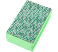 VINTORKY Almohadilla de Pulido de Diamante Manual 120 Rectangular Verde, Almohadilla para Pulir a Mano de Espuma, para Jade y Mecanizado de Precisión
