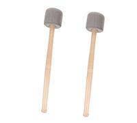 VINTORKY Baquetas para Bombo Grande 2 Piezas con Mango de Madera y Cabezal de Espuma para Percusión, Mazos Duraderos y Cómodos, Accesorio Esencial para Instrumentos de Percusión