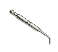 VINTORKY Bolígrafo de Masaje Auricular con Punta Curva de Inoxidable, Sonda Redonda Portátil para Estimulación Limpia E Indolora de Puntos