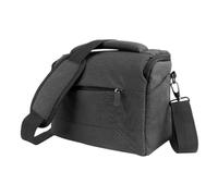 VINTORKY Bolsa de Viaje para Cámara de Nylon Negra Correas Ajustables y Múltiples Bolsillos, Bolso de Hombro Portátil Adecuado para Fotografía y Viajes