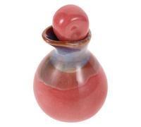 VINTORKY Botella para Almacenamiento de Cerámica de Aromaterapia Rosa Aceite Esencial en Elegante Dispensador Sofisticado de Fragancias y Spa Sauna y Hogares