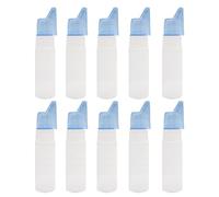 VINTORKY Botella pulverizadora vacía de plástico blanco 70 ml, 10 unidades reutilizables para lavado nasal adulto y uso en exteriores